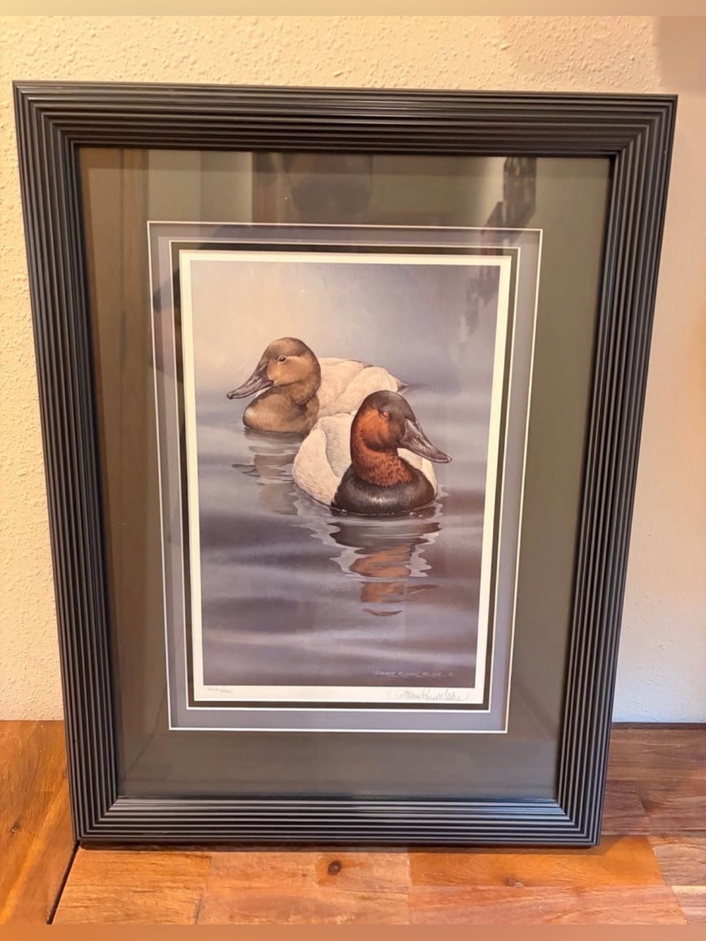 Limited Edition Framed Duck Art - Signed, Numbered & Certificate of Authenticity
